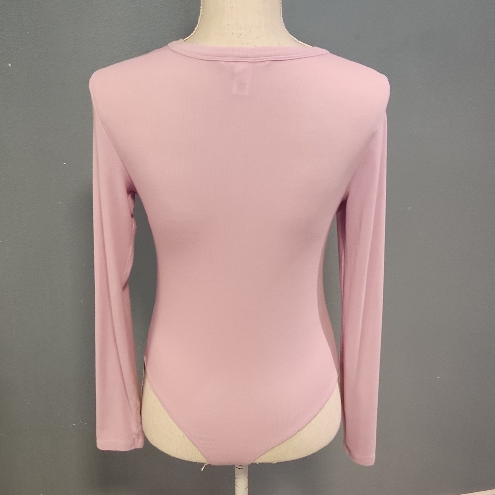 Victoria's Secret Henley Button Down Body Suit Modal Cotton Balletcore Coquette - Picture 4 of 9